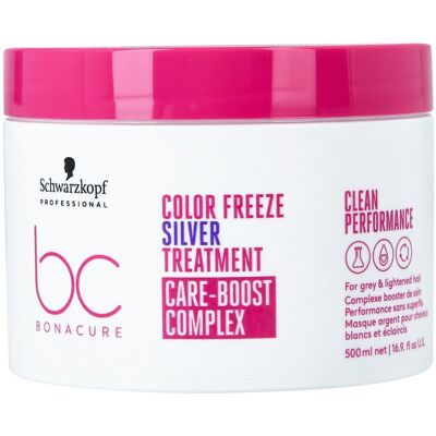 SCHWARZKOPF PROFESSIONAL COLOR FREEZE SILVER Fioletowa maska do włosów blond i siwych 500 ml SCHWARZKOPF PROFESSIONAL COLOR FREEZE SILVER Fioletowa maska do włosów blond i siwych 500 ml