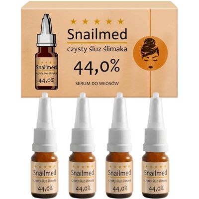 Snailmed Serum do skóry głowy i włosów. Kuracja miesięczna 4x8 ml Produkt Polski Snailmed Serum do skóry głowy i włosów. Kuracja miesięczna 4x8 ml Produkt Polski