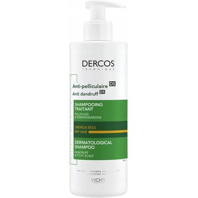 Szampon odżywczy przeciwłupieżowy do włosów suchych VICHY DERCOS 390 ml Szampon odżywczy przeciwłupieżowy do włosów suchych VICHY DERCOS 390 ml