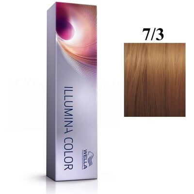 Wella Professionals, Illumina Color, Trwała farba do włosów, 7/3 Golden Medium Blond, 60 ml Wella Professionals, Illumina Color, Trwała farba do włosów, 7/3 Golden Medium Blond, 60 ml