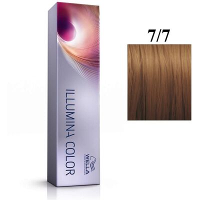 Wella Professionals, Illumina Color, Trwała farba do włosów, 7/7 Medium Brown Blonde, 60 ml Wella Professionals, Illumina Color, Trwała farba do włosów, 7/7 Medium Brown Blonde, 60 ml