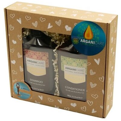 Zestaw Arganicare Coconut Szampon Odżywczy + Odżywka Do Włosów 400ml Zestaw Arganicare Coconut Szampon Odżywczy + Odżywka Do Włosów 400ml