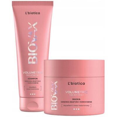 Zestaw Biovax Volumetric szampon 200ml + maska do włosów 150ml Zestaw Biovax Volumetric szampon 200ml + maska do włosów 150ml