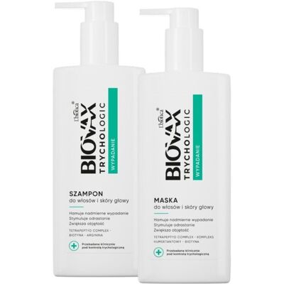 Zestaw Biovax Wypadanie szampon 200ml + maska do włosów 200ml Zestaw Biovax Wypadanie szampon 200ml + maska do włosów 200ml
