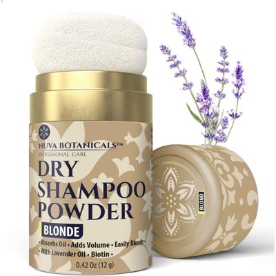 Blond Szampon Suchy Puder Włosy 12g Bez Aerozolu Obiętość Świeżość Blond Szampon Suchy Puder Włosy 12g Bez Aerozolu Obiętość Świeżość