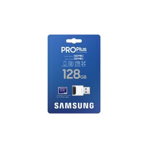 Samsung Karta pamięci SAMSUNG PRO Plus MB-MD128KB/WW, MicroSDXC, 128 GB + czytnik
