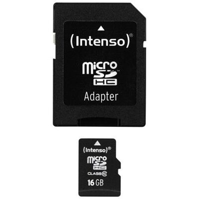 Karta pamięci INTENSO microSDHC, 16 GB, Class 10 Karta pamięci INTENSO microSDHC, 16 GB, Class 10