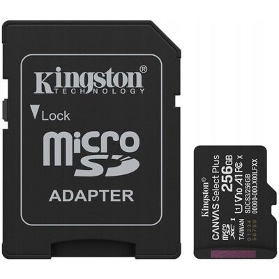 Inny producent Karta pamięci KINGSTON microSDXC 256GB Canvas Select Plus + ADP Inny producent Karta pamięci KINGSTON microSDXC 256GB Canvas Select Plus + ADP