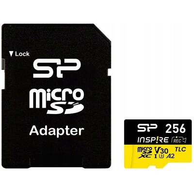 Karta pamięci Silicon Power Inspire 256GB - UHS-I U3 V30 - 4K TLC Karta pamięci Silicon Power Inspire 256GB - UHS-I U3 V30 - 4K TLC