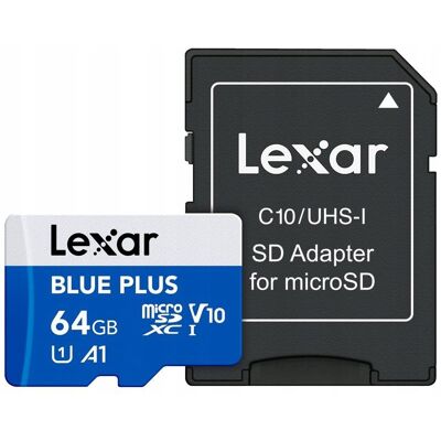 Inny producent Karta pamięci microSDXC Lexar 64GB UHS-I/W/A LMSBLPL064G-BNANG Inny producent Karta pamięci microSDXC Lexar 64GB UHS-I/W/A LMSBLPL064G-BNANG