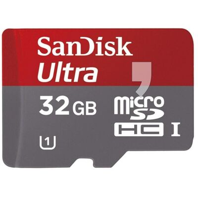 Karta pamięci SanDisk Micro SD 32GB Ultra Class 10 + Adapter Karta pamięci SanDisk Micro SD 32GB Ultra Class 10 + Adapter