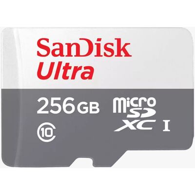 Karta pamięci SANDISK Ultra SDSQUNR-256G-GN3MN, microSDXC, 256 GB Karta pamięci SANDISK Ultra SDSQUNR-256G-GN3MN, microSDXC, 256 GB