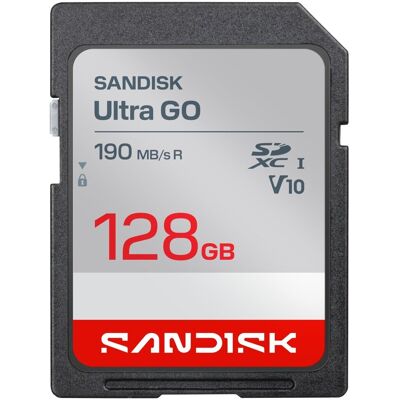 Karta pamięci SDXC SanDisk Ultra GO 128 GB UHS-I V10 U1 C10 Karta pamięci SDXC SanDisk Ultra GO 128 GB UHS-I V10 U1 C10