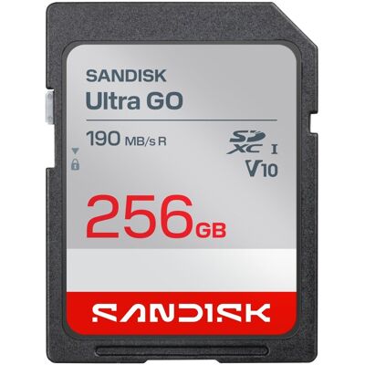 Karta pamięci SDXC SanDisk Ultra GO 256 GB UHS-I V10 U1 C10 Karta pamięci SDXC SanDisk Ultra GO 256 GB UHS-I V10 U1 C10