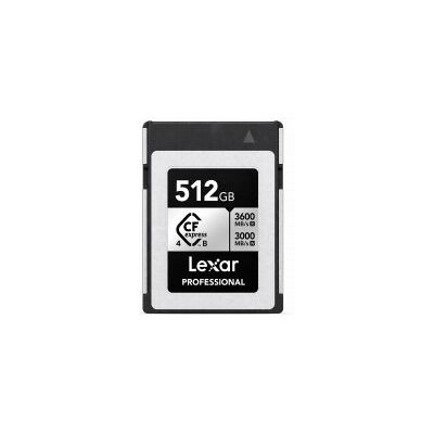 Lexar CFexpress 4.0 Pro Silver Serie R3600/ W3000/SW2600 512GB Lexar CFexpress 4.0 Pro Silver Serie R3600/ W3000/SW2600 512GB