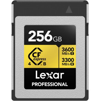 Lexar CFexpress Pro Gold R3600/W3300 256GB Lexar CFexpress Pro Gold R3600/W3300 256GB