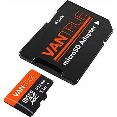 Inny producent KARTA PAMIĘCI DO KAMER REJESTRATORÓW VANTRUE Micro SDXC Class 10 U3 512GB Inny producent KARTA PAMIĘCI DO KAMER REJESTRATORÓW VANTRUE Micro SDXC Class 10 U3 512GB