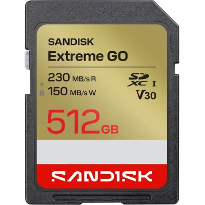 Karta pamięci SDXC Sandisk Extreme GO 512 GB UHS-I 230/150 MB/s 4K Karta pamięci SDXC Sandisk Extreme GO 512 GB UHS-I 230/150 MB/s 4K