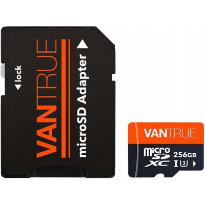 Inny producent Karta pamięci SDXC Vantrue 256 GB Inny producent Karta pamięci SDXC Vantrue 256 GB