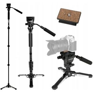 Inny producent Lekki Monopod VIDEO do filmowania VCT-288 + Głowica OLEJOWA Fluid Drag Inny producent Lekki Monopod VIDEO do filmowania VCT-288 + Głowica OLEJOWA Fluid Drag