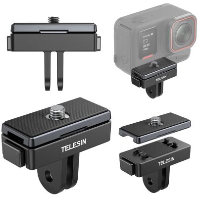 Adapter montażowy magnetyczny Telesin S7-JBK-18-TIS do kamer Insta360 Ace Pro / X3 / X4 / X5 Adapter montażowy magnetyczny Telesin S7-JBK-18-TIS do kamer Insta360 Ace Pro / X3 / X4 / X5