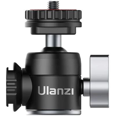 Ulanzi - U-60 - Podwójne zimne gniazdo - 360° - Ball Head Ulanzi - U-60 - Podwójne zimne gniazdo - 360° - Ball Head
