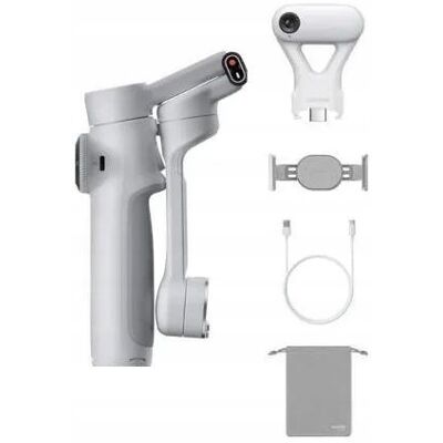 Gimbal Insta360 Flow 2 AI Tracker Bundle/Stone Gray z modułem śledzenia AI Gimbal Insta360 Flow 2 AI Tracker Bundle/Stone Gray z modułem śledzenia AI