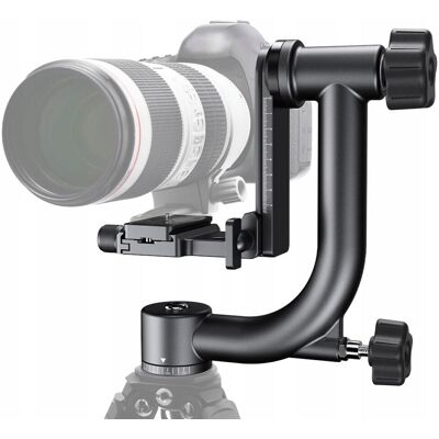 Głowica Panoramiczna Pro Gimbal 20kg 1/4 3/8 K&f; Concept / Kf31.033 Głowica Panoramiczna Pro Gimbal 20kg 1/4 3/8 K&f; Concept / Kf31.033
