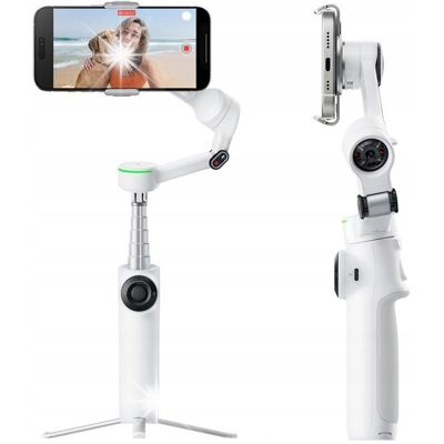 Inny producent Insta360 Stabilizator Gimbal Statyw Flow 2 Pro 3 Osiowy Śledzenie 360° Inny producent Insta360 Stabilizator Gimbal Statyw Flow 2 Pro 3 Osiowy Śledzenie 360°