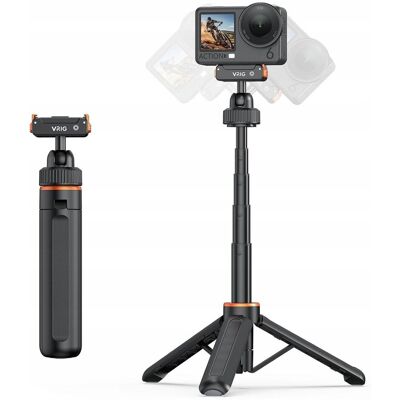 Inny producent Magnetyczny Statyw Selfie Stick Grip 3w1 Do Dji Osmo Action 6 / Nano Vrig / Ac-86 Inny producent Magnetyczny Statyw Selfie Stick Grip 3w1 Do Dji Osmo Action 6 / Nano Vrig / Ac-86