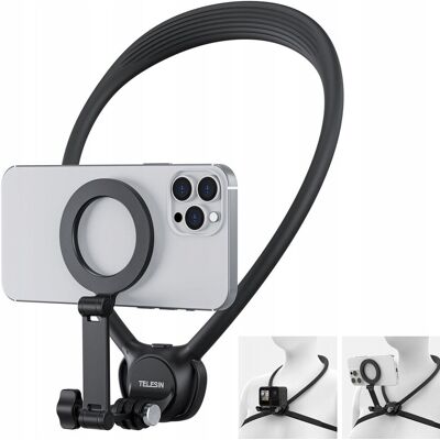 Neck Mount Uchwyt Na Szyję Pov Magnetyczny Do Telefonu Gopro Dji Insta360 / P2-hnb-02 Neck Mount Uchwyt Na Szyję Pov Magnetyczny Do Telefonu Gopro Dji Insta360 / P2-hnb-02
