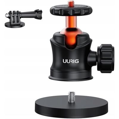 Uchwyt Przyssawka Magnetyczna Głowica Do Kamery Aparatu Na 1/4' Gopro Uurig / Bh-07 Uchwyt Przyssawka Magnetyczna Głowica Do Kamery Aparatu Na 1/4' Gopro Uurig / Bh-07