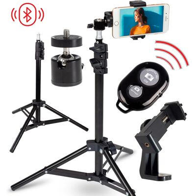 CineGEN Zestaw Fotograficzny do Smartfona Statyw 100cm + Uchwyt + Głowica + Pilot BT CineGEN Zestaw Fotograficzny do Smartfona Statyw 100cm + Uchwyt + Głowica + Pilot BT