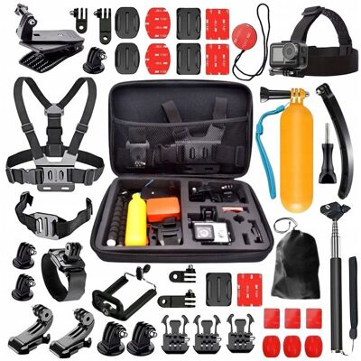 ZESTAW XXL AKCESORIA DO KAMER SPORTOWYCH GOPRO HERO DJI INSTA 360 SZELKI ZESTAW XXL AKCESORIA DO KAMER SPORTOWYCH GOPRO HERO DJI INSTA 360 SZELKI