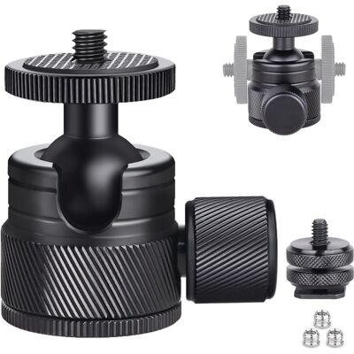 Zamiennik/inny Artcise Cb19cnc Mini Głowica Kulowa Statywu 3 Kg Czarna Zamiennik/inny Artcise Cb19cnc Mini Głowica Kulowa Statywu 3 Kg Czarna