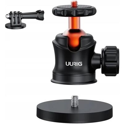 Uchwyt Przyssawka Magnetyczna Głowica Do Kamery Aparatu Na 1/4' Gopro Uurig / Bh-07 Uchwyt Przyssawka Magnetyczna Głowica Do Kamery Aparatu Na 1/4' Gopro Uurig / Bh-07