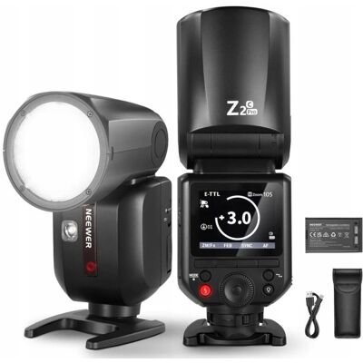 Lampa Błyskowa Ttl Okrągła Głowica Hss 1/8000 76ws 3000mah Do Canon Neewer / Z2pro-c / 10105410eu Lampa Błyskowa Ttl Okrągła Głowica Hss 1/8000 76ws 3000mah Do Canon Neewer / Z2pro-c / 10105410eu