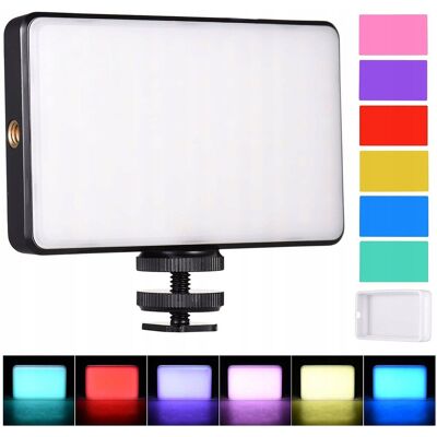 Puluz Lampa Led Do Zdjęć Filmów Oświetlenie Ciągłe Ciepłe Zimne Adapt Do Telefonu Puluz Lampa Led Do Zdjęć Filmów Oświetlenie Ciągłe Ciepłe Zimne Adapt Do Telefonu