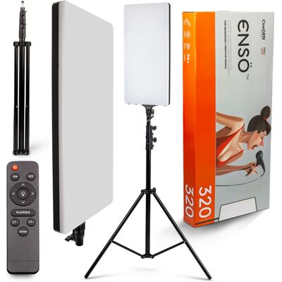 CineGEN Lampa Panelowa 100W LED ENSÖ™ 320 na statywie CineGEN Lampa Panelowa 100W LED ENSÖ™ 320 na statywie