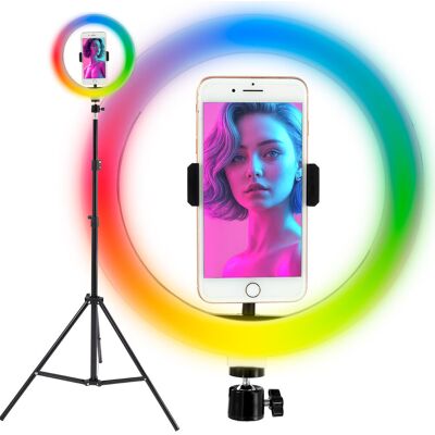 CineGEN Lampa pierścieniowa RingLight™ 10' RGB na statywie CineGEN Lampa pierścieniowa RingLight™ 10' RGB na statywie