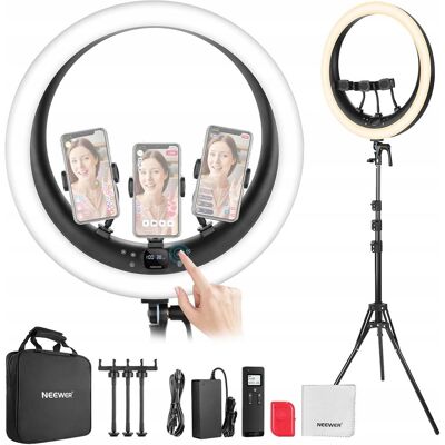 NEEWER RP19H Lampa pierścieniowa 19'' ze stojakiem i akcesoriami NEEWER RP19H Lampa pierścieniowa 19'' ze stojakiem i akcesoriami