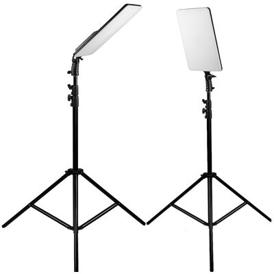 CineGEN Prozone™ - Zestaw 2 lamp panelowych LED + statywy CineGEN Prozone™ - Zestaw 2 lamp panelowych LED + statywy