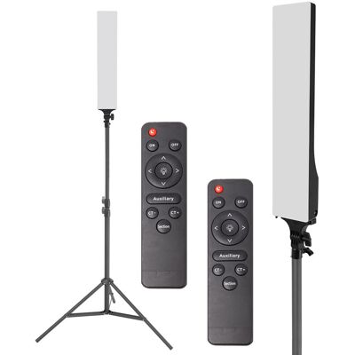CineGEN Zestaw 2 lamp panelowych LED pionowych +statywy CineGEN Zestaw 2 lamp panelowych LED pionowych +statywy