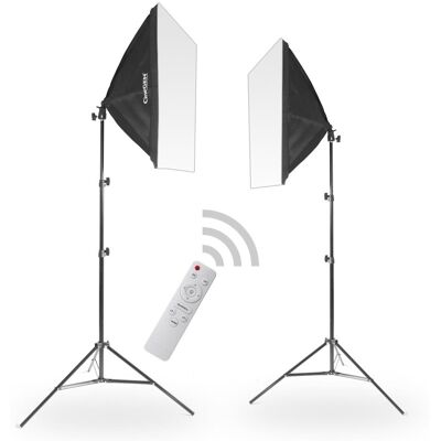 CineGEN Zestaw 2 Lamp Softbox 40X40 100W Led CineGEN Zestaw 2 Lamp Softbox 40X40 100W Led