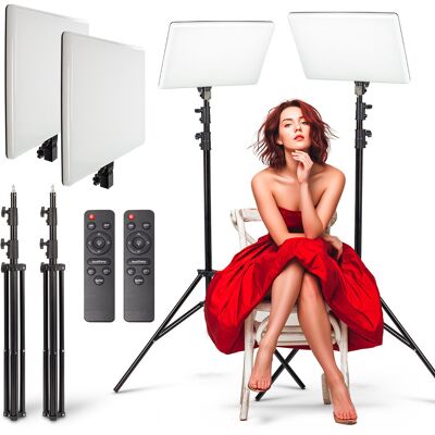 CineGEN Zestaw 2x Lampa Panelowa LED 65W BiColor + Statywy CineGEN Zestaw 2x Lampa Panelowa LED 65W BiColor + Statywy