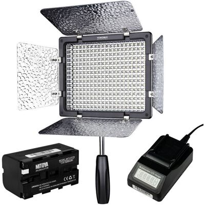 *ZESTAW* Lampa YONGNUO YN300 III 3200-5600K + akumulator NPF770 i ładowarka MITOYA *ZESTAW* Lampa YONGNUO YN300 III 3200-5600K + akumulator NPF770 i ładowarka MITOYA
