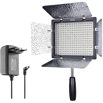 *Zestaw* Lampa Yongnuo Yn300 Iii 5600K + Zasilacz Sieciowy *Zestaw* Lampa Yongnuo Yn300 Iii 5600K + Zasilacz Sieciowy