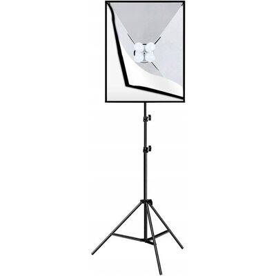Zestaw studyjny Puluz Softbox LED 50x70cm, statyw, żarówki LED Zestaw studyjny Puluz Softbox LED 50x70cm, statyw, żarówki LED