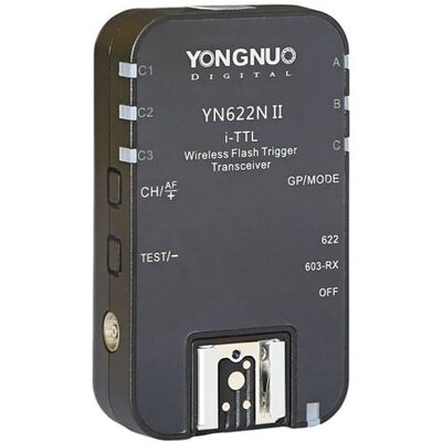 Yongnuo YN622N-II Bezprzewodowy wyzwalacz lampy - Nikon, 2.4GHz Yongnuo YN622N-II Bezprzewodowy wyzwalacz lampy - Nikon, 2.4GHz