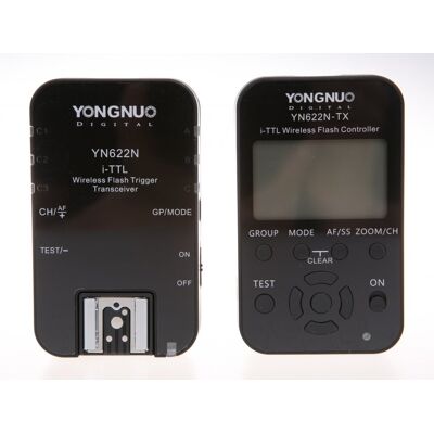 Yongnuo YN622N-KIT Nikon wyzwalacz i odbiornik błysku - wysokie tempo synchronizacji Yongnuo YN622N-KIT Nikon wyzwalacz i odbiornik błysku - wysokie tempo synchronizacji